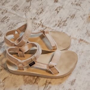 Teva Cream Strappy Sandals